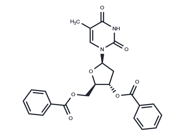 3’,5’-di-O-benzoyl thymidine Chemical Structure