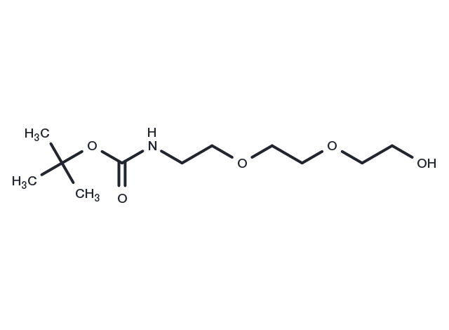 Boc-NH-PEG3 Chemical Structure