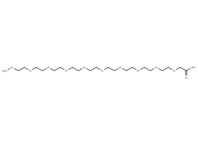 m-PEG9-CH2COOH Chemical Structure
