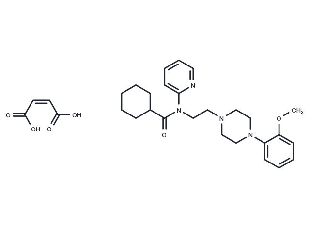 WAY-100635 Monomaleate Chemical Structure