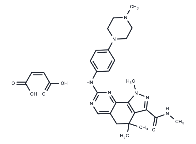 Milciclib maleate Chemical Structure