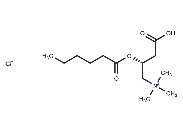 Hexanoyl-L-carnitine (chloride) Chemical Structure