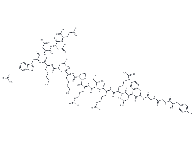 Dynorphin A acetate(80448-90-4 free base) Chemical Structure