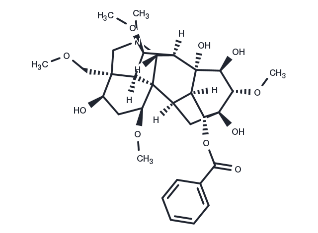Benzoylmesaconine Chemical Structure