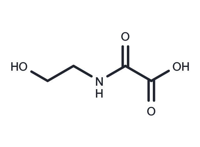 N-(2-Hydroxyethyl)oxamic acid Chemical Structure