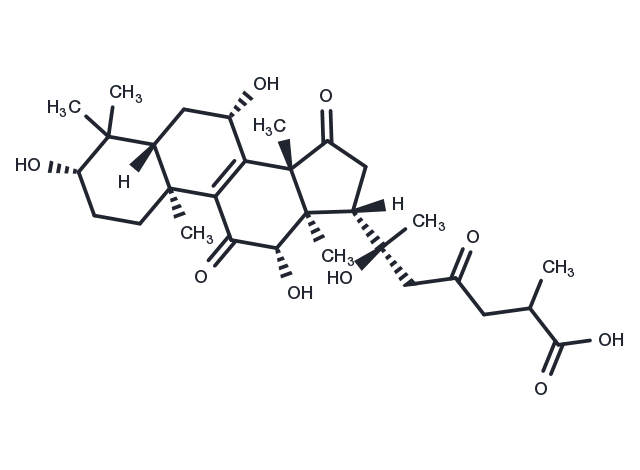 20-Hydroxyganoderic acid G Chemical Structure