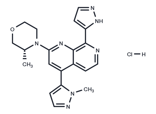 Elimusertib hydrochloride(1876467-74-1 free base)