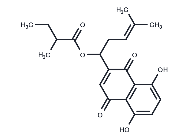 (2-Methylbutyryl)shikonin