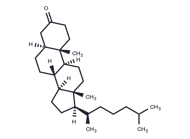 5α-Cholestan-3-one Chemical Structure