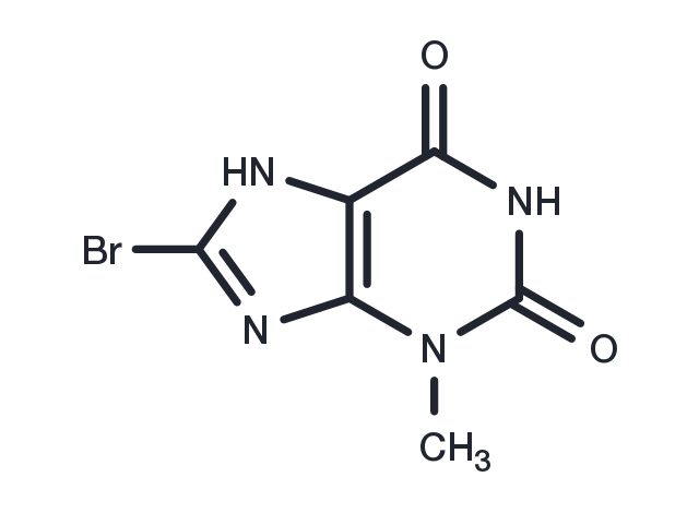 8-Bromo-3-methyl-1H-purine-2,6(3H,7H)-dione Chemical Structure