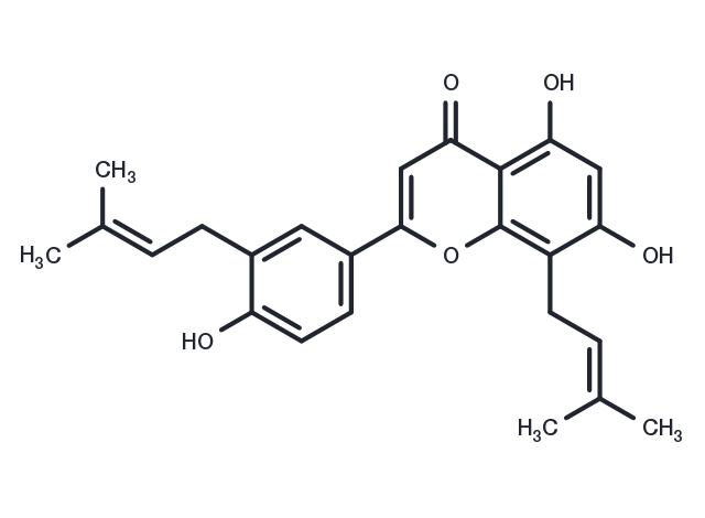 8,3'-Diprenylapigenin Chemical Structure