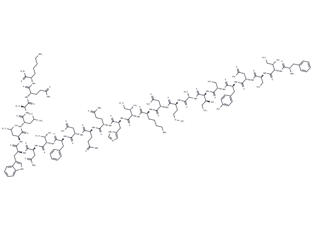 Gastric Inhibitory Polypeptide (6-30) amide (human) Chemical Structure