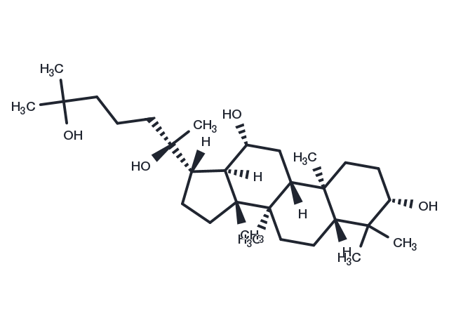 25(R)-Hydroxyprotopanaxadiol Chemical Structure