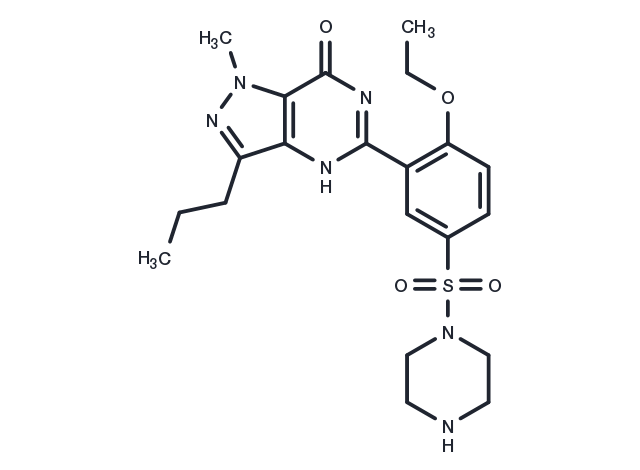 N-Desmethyl Sildenafil Chemical Structure