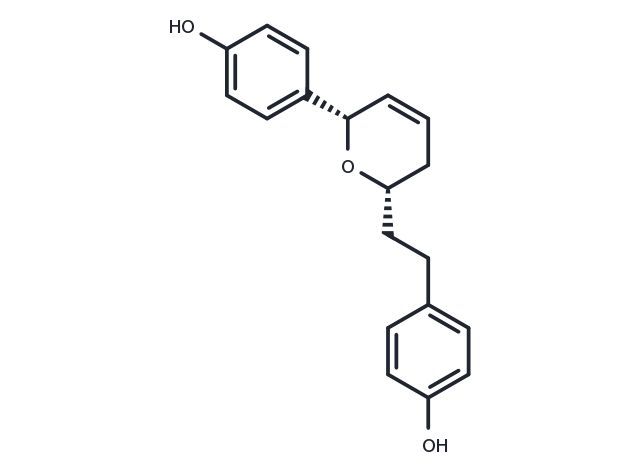 (3S,7S)-5,6-Dehydro-4''-de-O-methylcentrolobine Chemical Structure