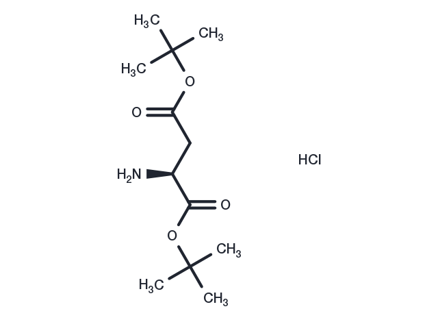 H-Asp(OtBu)-OtBu HCl Chemical Structure