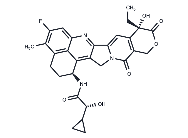 (αR)-Cyclopropaneacetamide-Exatecan Chemical Structure