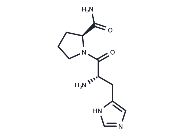 Histidylprolineamide Chemical Structure