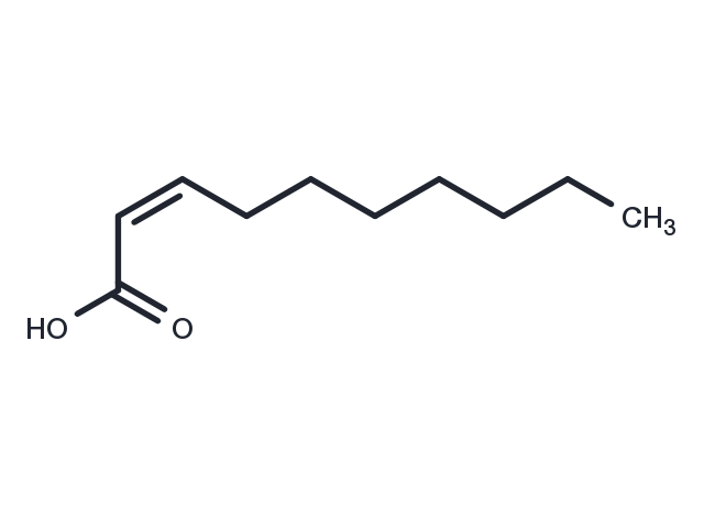 (Z)-2-decenoic acid Chemical Structure