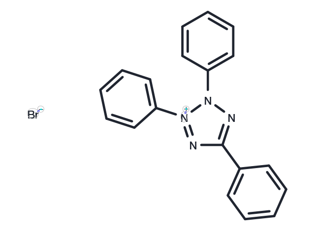 Triphenyltetrazolium bromide Chemical Structure