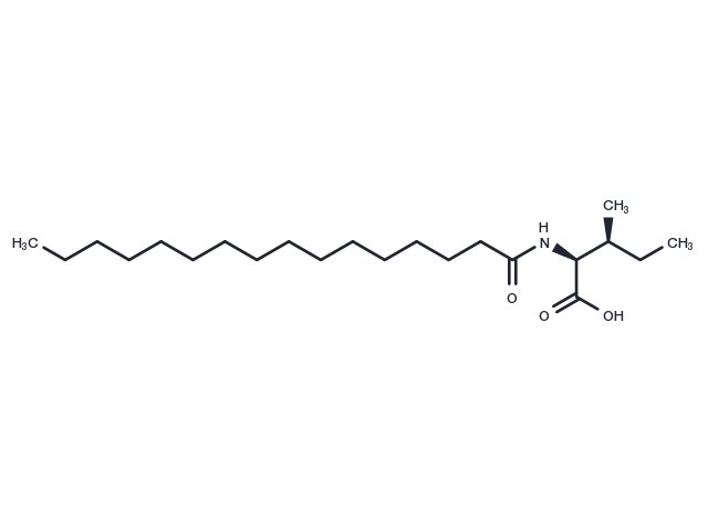 Palmitoyl isoleucine Chemical Structure