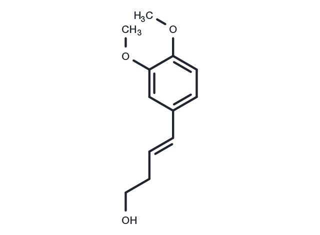 4-(3,4-Dimethoxyphenyl)-3-buten-1-ol Chemical Structure