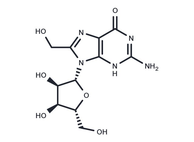 8-Hydroxymethyl guanosine Chemical Structure