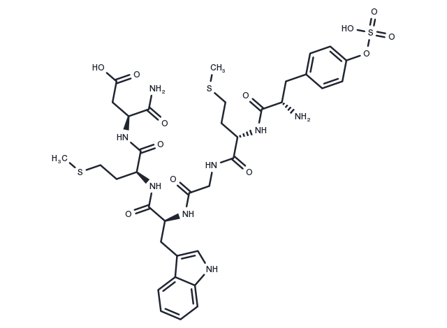 Cholecystokinin (27-32)-amide Chemical Structure