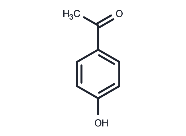 4-Hydroxyacetophenone Chemical Structure