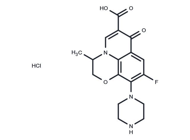 Desmethyl Ofloxacin (hydrochloride) Chemical Structure
