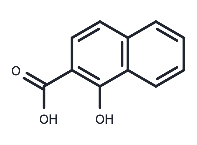 1-Hydroxy-2-naphthoic acid Chemical Structure