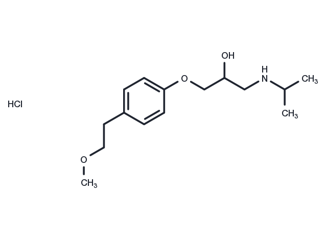 Metoprolol HCl Chemical Structure