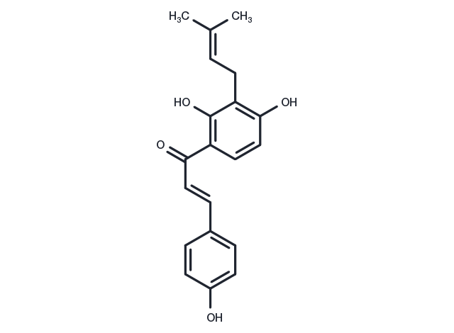 Isobavachalcone Chemical Structure