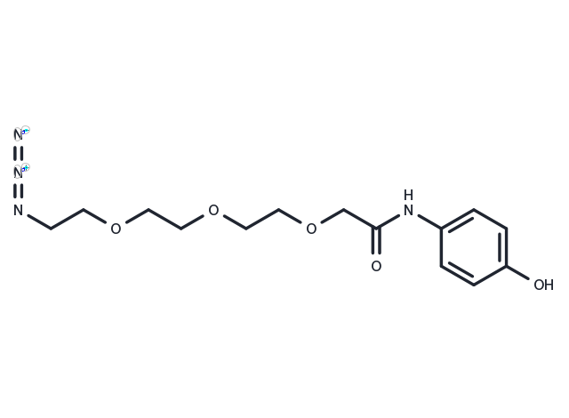 Phenol-amido-C1-PEG3-N3 Chemical Structure