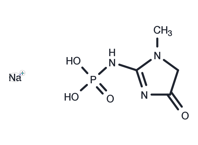 Creatinine Phosphate Disodium Salt Chemical Structure