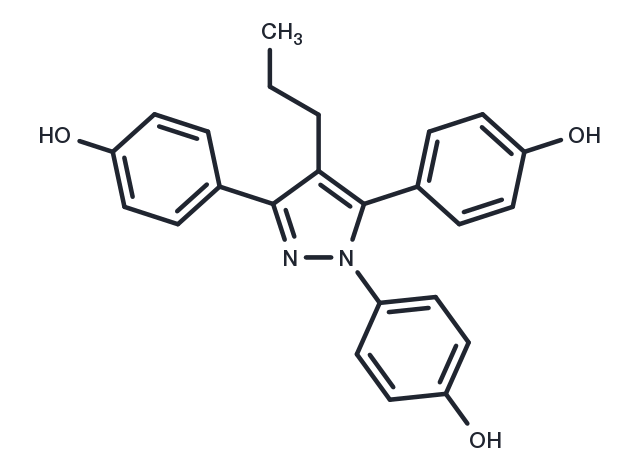 Propyl pyrazole triol Chemical Structure