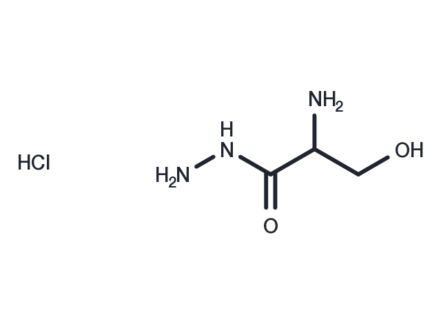 DL-Serine Hydrazide Hydrochloride Chemical Structure