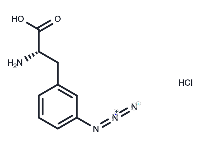 Azide-phenylalanine hydrochloride Chemical Structure