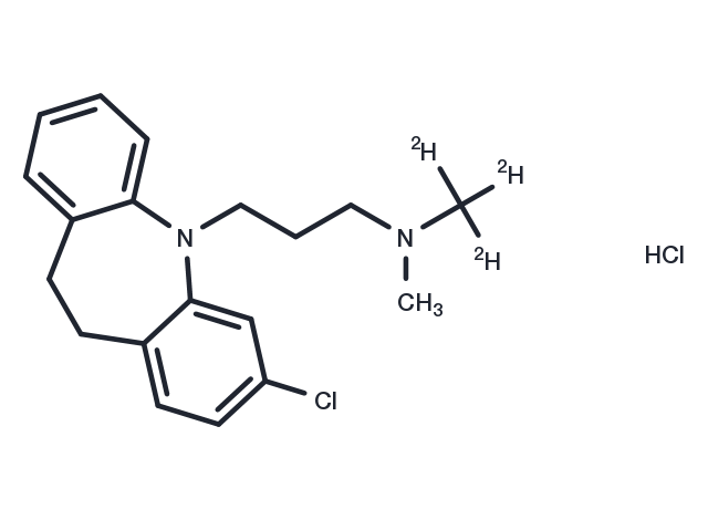 Clomipramine D3 hydrochloride Chemical Structure