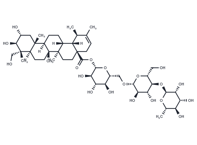 Isoasiaticoside Chemical Structure