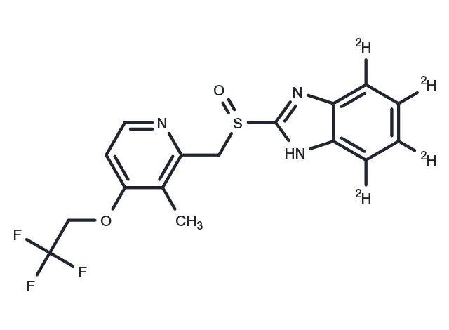 Lansoprazole-d4 Chemical Structure