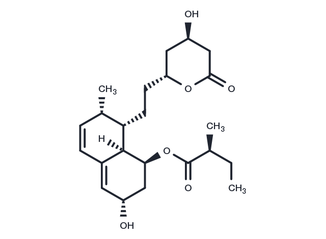 Pravastatin lactone Chemical Structure