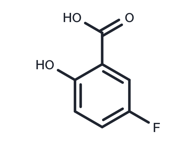 5-Fluoro-2-hydroxybenzoic acid Chemical Structure