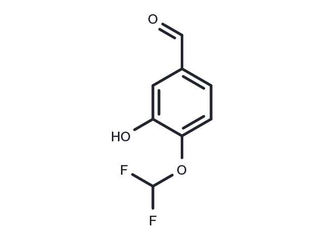 4-(Difluoromethoxy)-3-hydroxybenzaldehyde Chemical Structure