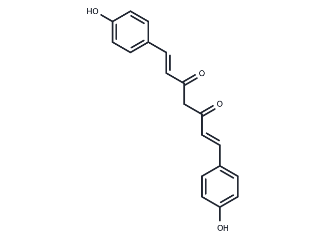 (1E,6E)-Bis(demethoxy)curcumin Chemical Structure