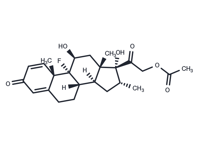 Dexamethasone acetate Chemical Structure