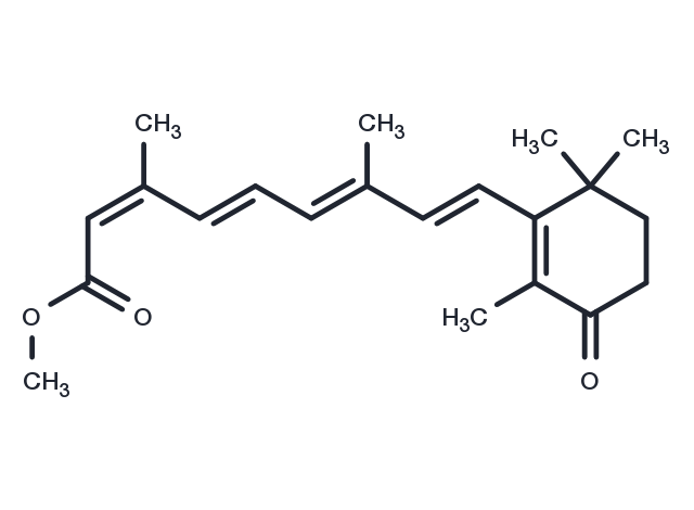 Methyl 13-cis-4-Oxoretinoate Chemical Structure