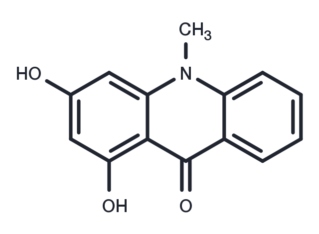 1,3-Dihydroxy-10-methylacridone Chemical Structure