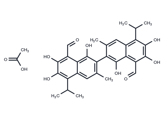 Gossypol (acetic acid)