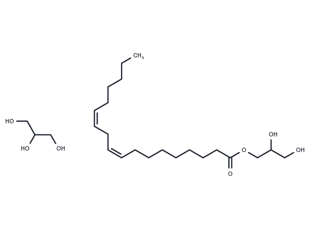 Glyceryl monolinoleate Chemical Structure